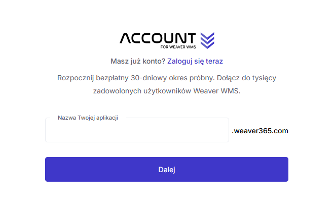 Wersja demo systemu Weaver WMS