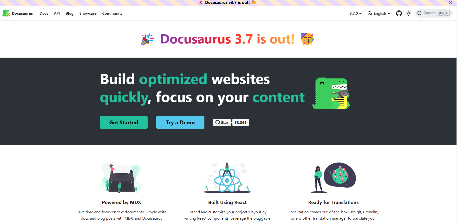 strona główna docusaurus